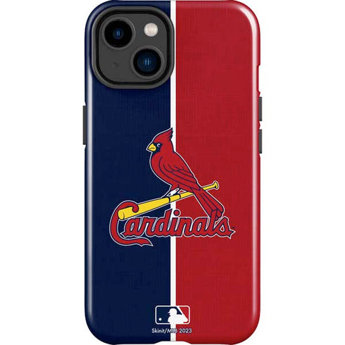 MLB St. Louis Cardinals Split iPhone 15 Impact Case